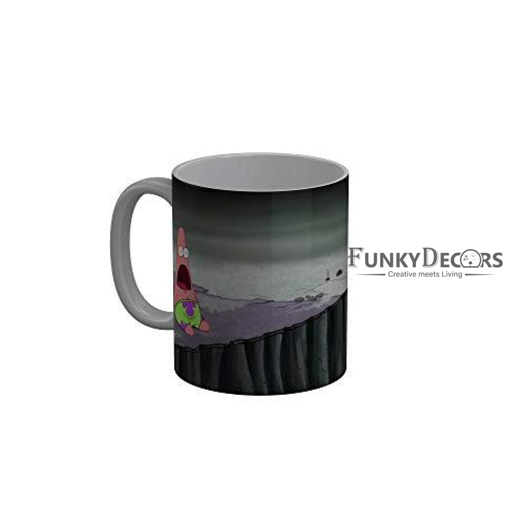 Funkydecors Sponge Bob Cartoon Ceramic Mug 350 Ml Multicolor Mugs