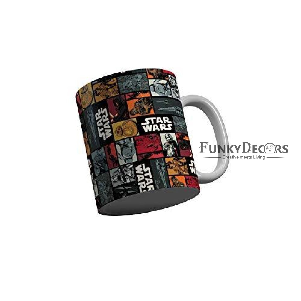 Funkydecors Star Wars Ceramic Mug 350 Ml Multicolor Mugs