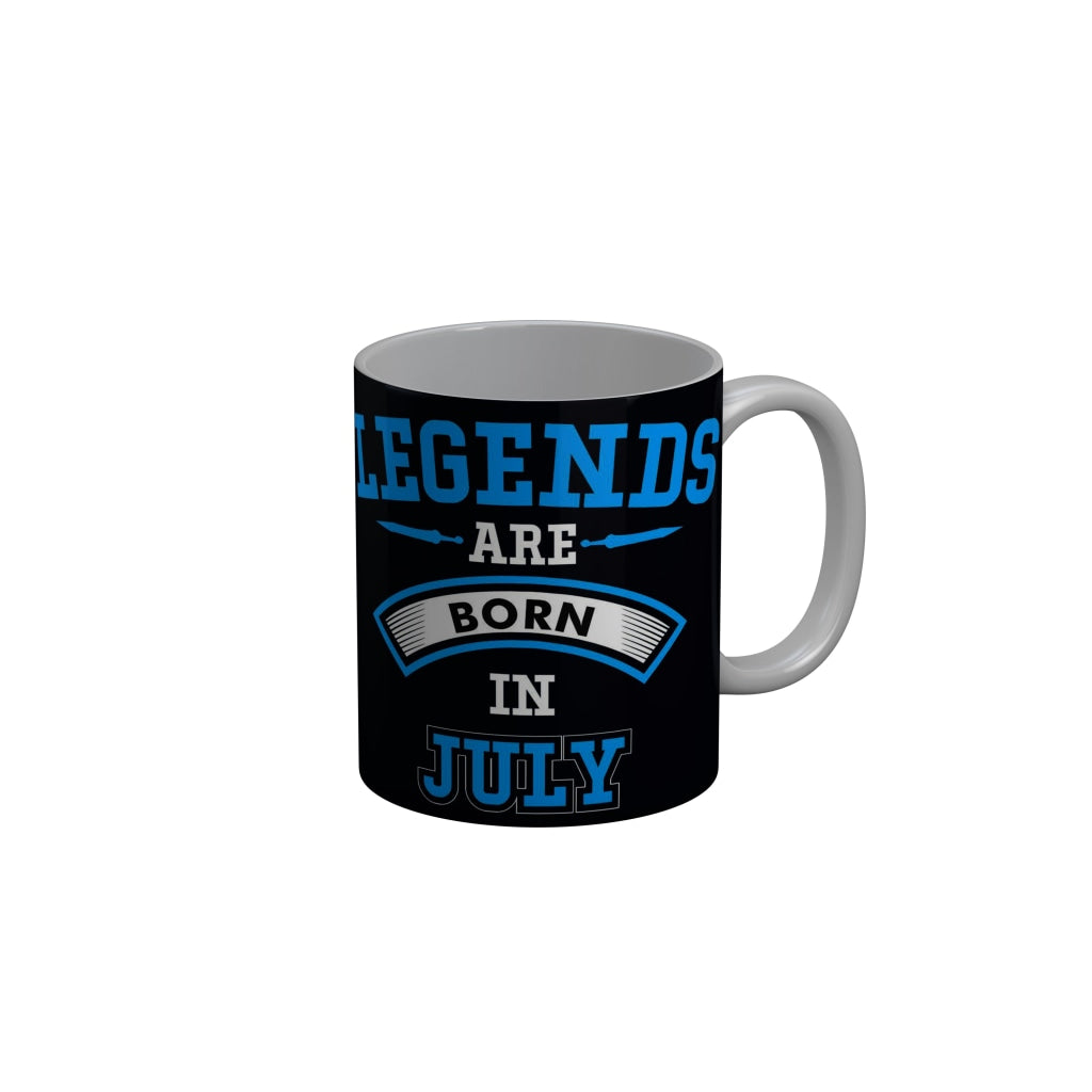 FunkyDecors Taken By A Smokin Hot March Girl Black Birthday Quotes Ceramic Coffee Mug, 350 ml