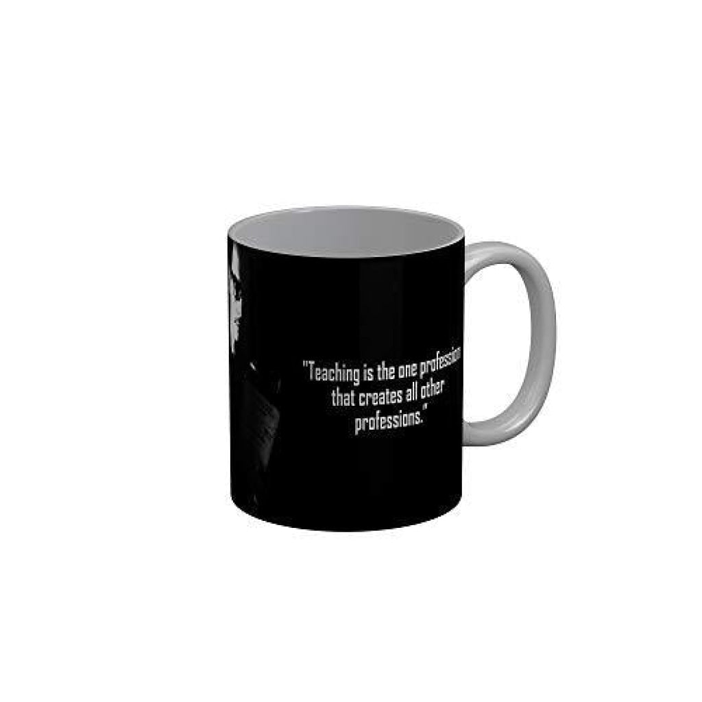 Funkydecors Teachers Day Thank You Teacher World Greatest Ceramic Mug 350 Ml Multicolor Mugs