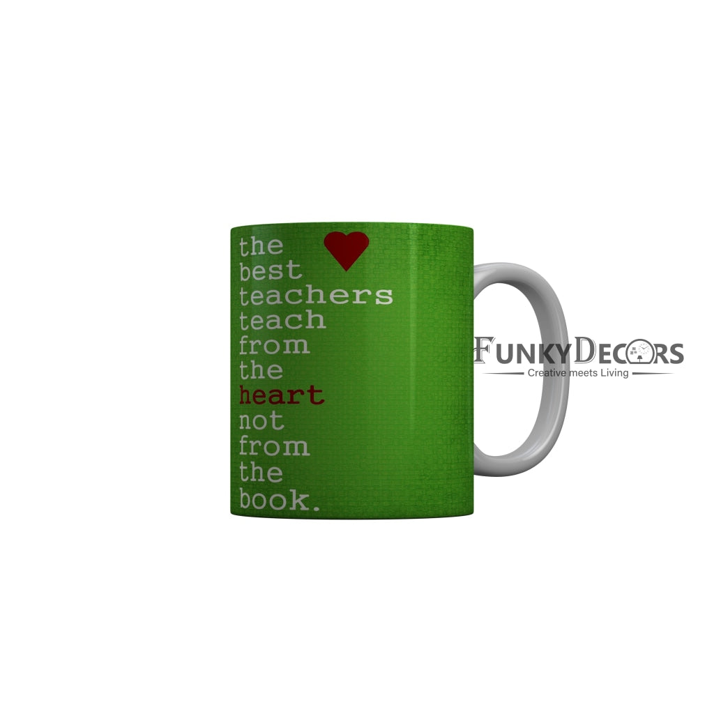 FunkyDecors Teachers Day Thank You Teacher World Greatest Teacher Gift for Teacher for Mentor Ceramic Coffee Mug