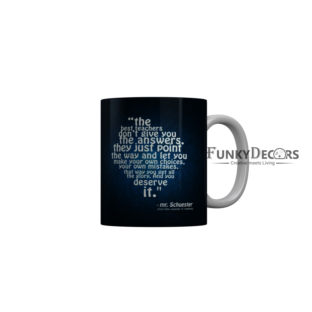 FunkyDecors Teachers Day Thank You Teacher World Greatest Teacher Gift for Teacher for Mentor Ceramic Coffee Mug