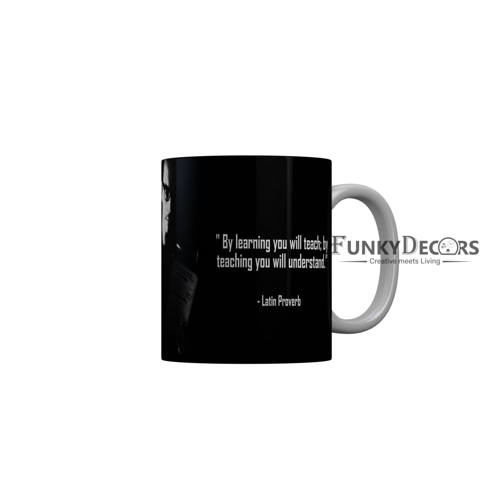 FunkyDecors Teachers Day Thank You Teacher World Greatest Teacher Gift for Teacher for Mentor Ceramic Coffee Mug