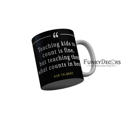 FunkyDecors Teachers Day Thank You Teacher World Greatest Teacher Gift for Teacher for Mentor Ceramic Coffee Mug