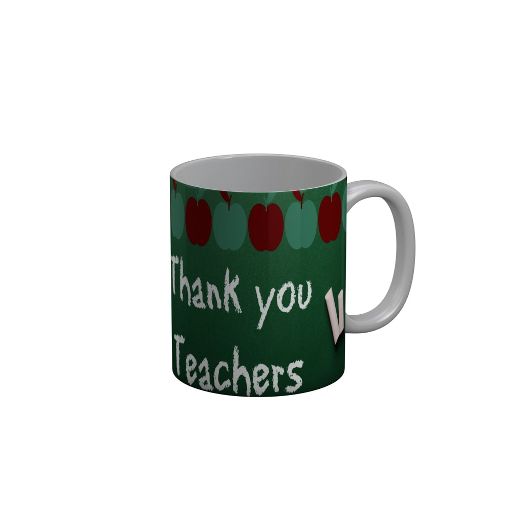 FunkyDecors Teachers Day Thank You Teacher World Greatest Teacher Gift for Teacher for Mentor Ceramic Coffee Mug