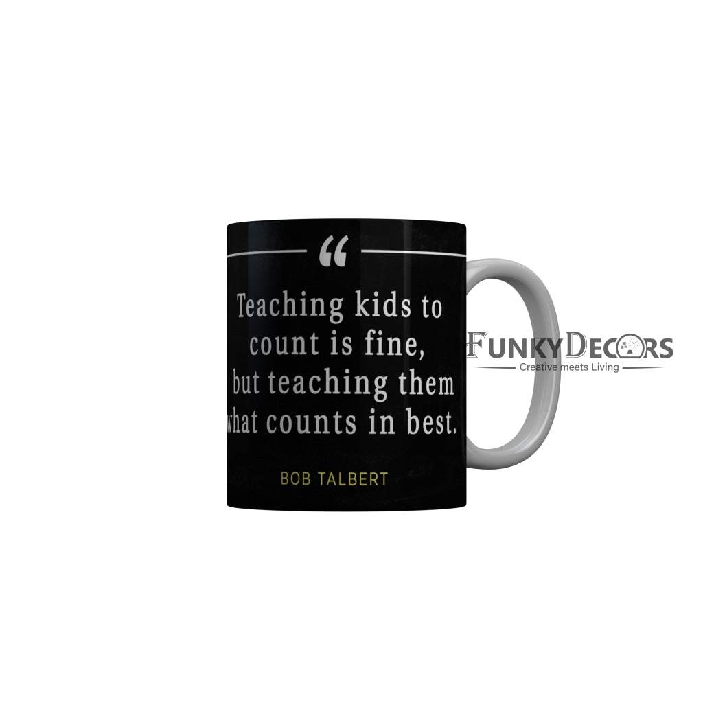 FunkyDecors Teachers Day Thank You Teacher World Greatest Teacher Gift for Teacher for Mentor Ceramic Coffee Mug