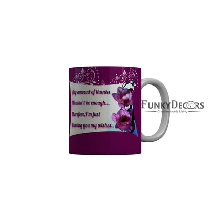 FunkyDecors Teachers Day Thank You Teacher World Greatest Teacher Gift for Teacher for Mentor Ceramic Coffee Mug