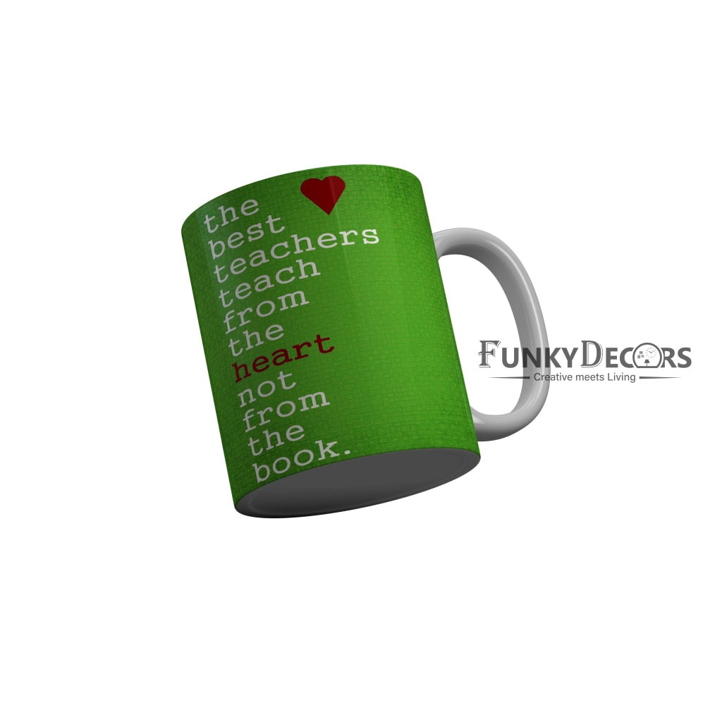 FunkyDecors Teachers Day Thank You Teacher World Greatest Teacher Gift for Teacher for Mentor Ceramic Coffee Mug