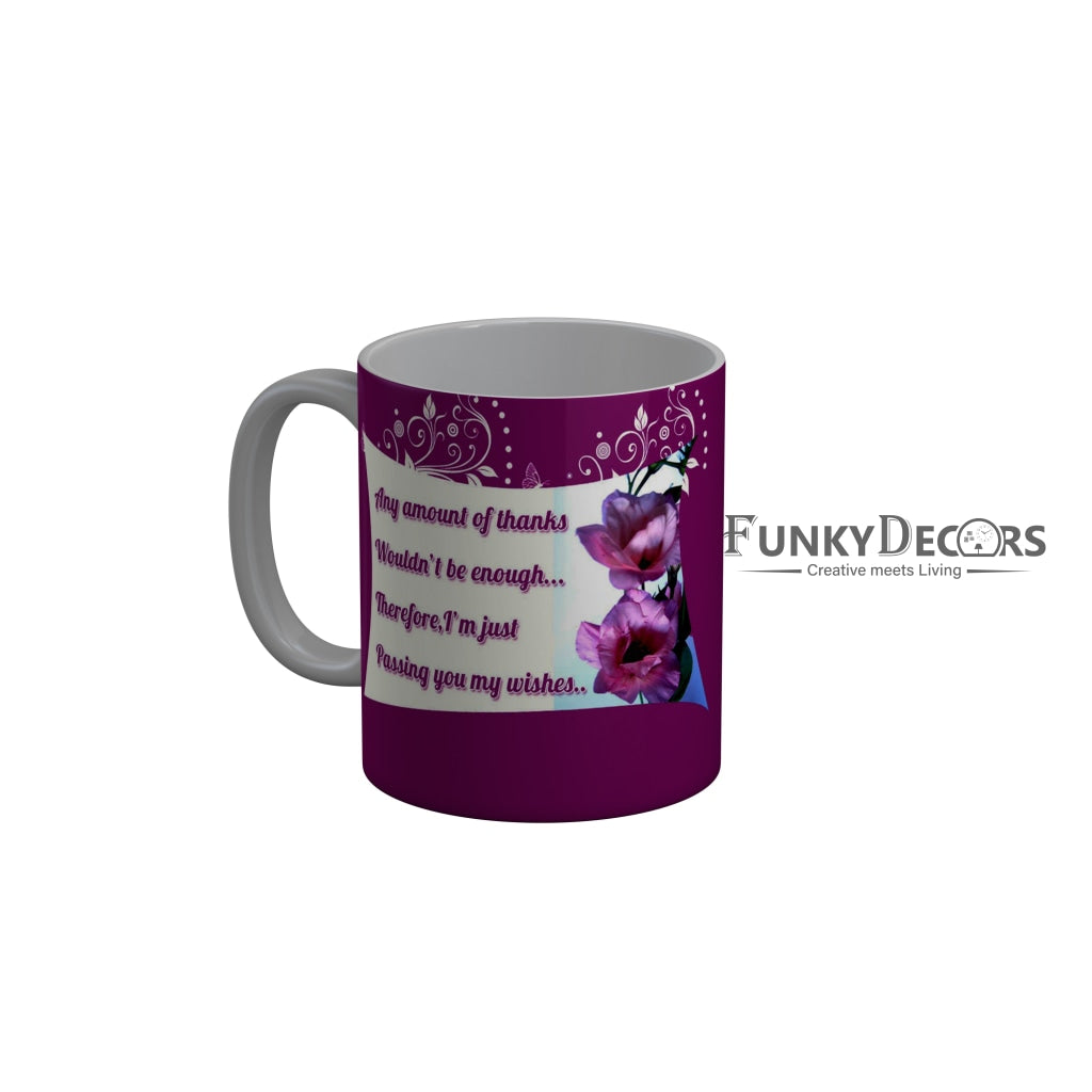 FunkyDecors Teachers Day Thank You Teacher World Greatest Teacher Gift for Teacher for Mentor Ceramic Coffee Mug