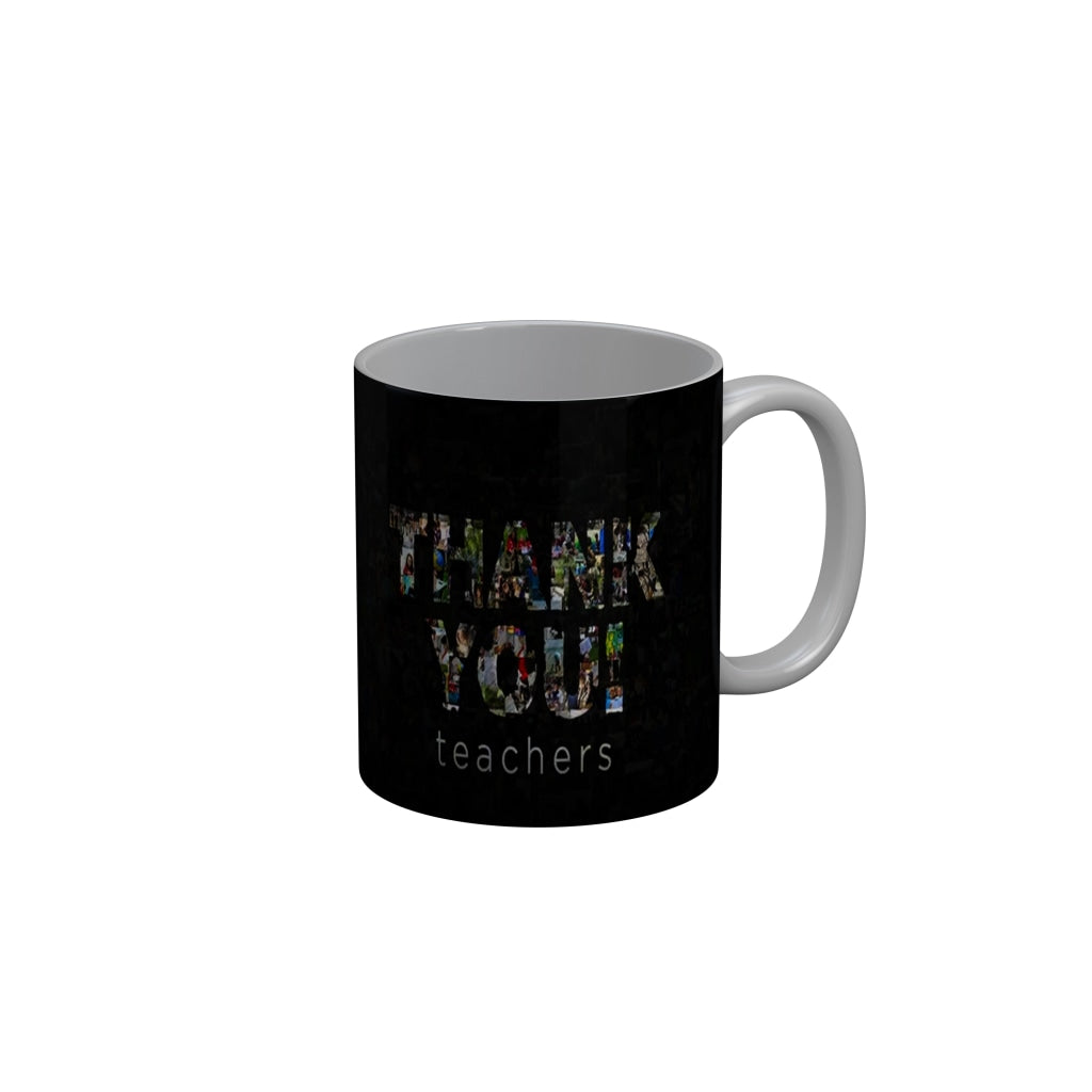 FunkyDecors Teachers Day Thank You Teacher World Greatest Teacher Gift for Teacher for Mentor Ceramic Coffee Mug