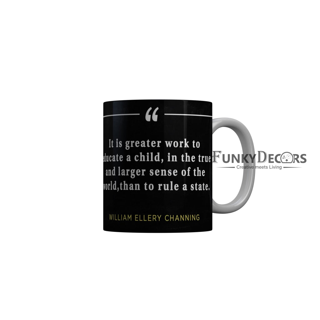 FunkyDecors Teachers Day Thank You Teacher World Greatest Teacher Gift for Teacher for Mentor Ceramic Coffee Mug