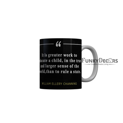 FunkyDecors Teachers Day Thank You Teacher World Greatest Teacher Gift for Teacher for Mentor Ceramic Coffee Mug