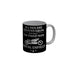 FunkyDecors The Fines Ride Royal Enfield Black Funny Quotes Ceramic Coffee Mug, 350 ml