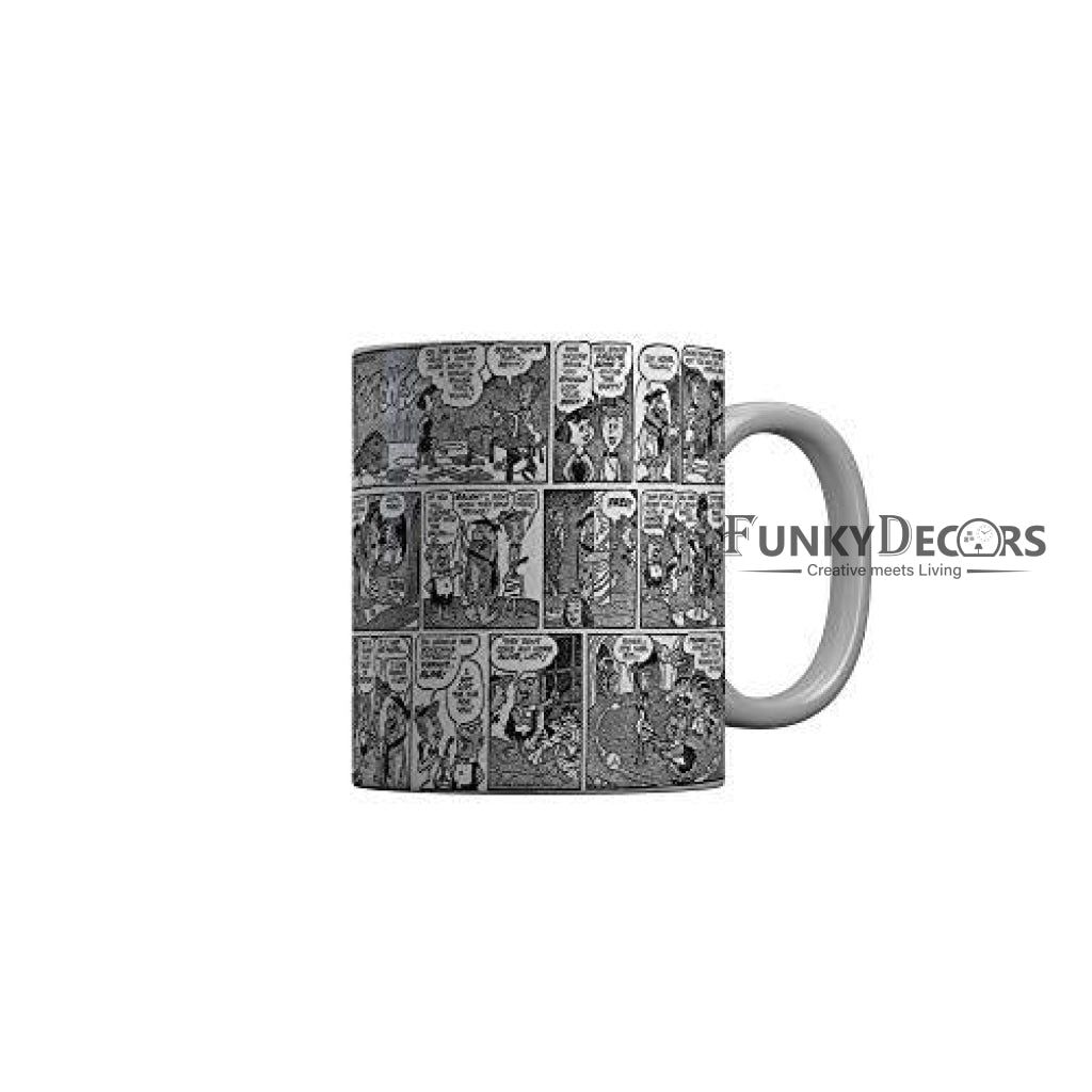 Funkydecors The Flintstones Cartoon Ceramic Mug 350 Ml Multicolor Mugs