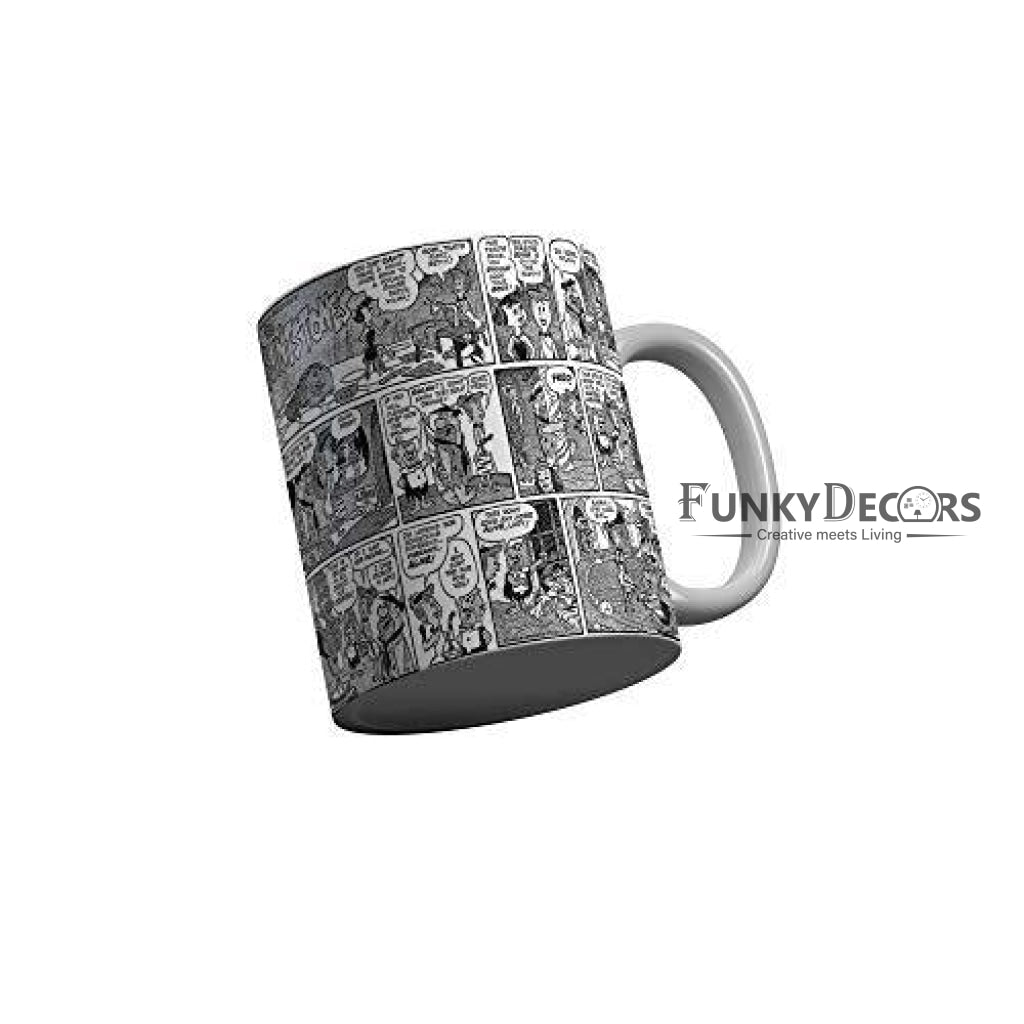 Funkydecors The Flintstones Cartoon Ceramic Mug 350 Ml Multicolor Mugs
