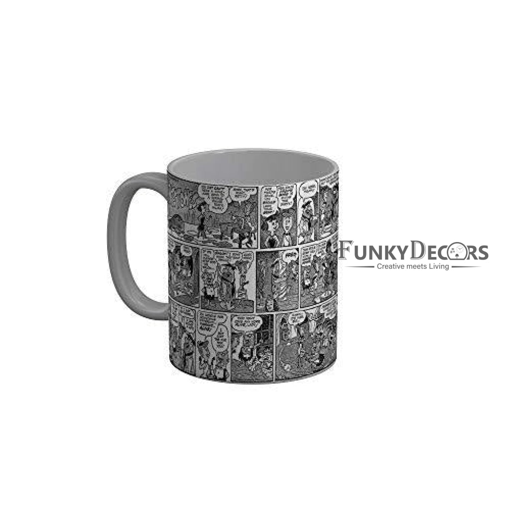Funkydecors The Flintstones Cartoon Ceramic Mug 350 Ml Multicolor Mugs
