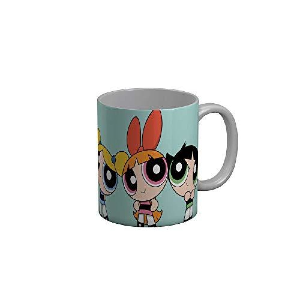 Funkydecors The Powerpuff Girls Cartoon Ceramic Mug 350 Ml Multicolor Mugs
