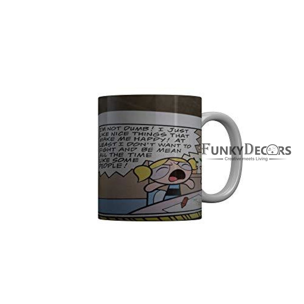 Funkydecors The Powerpuff Girls Cartoon Ceramic Mug 350 Ml Multicolor Mugs