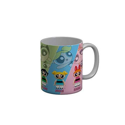Funkydecors The Powerpuff Girls Cartoon Ceramic Mug 350 Ml Multicolor Mugs