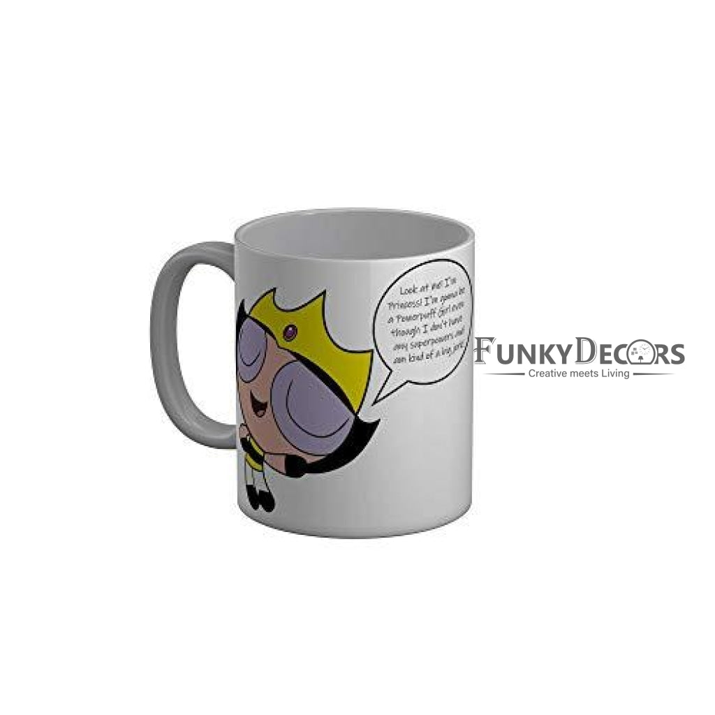 Funkydecors The Powerpuff Girls Cartoon Ceramic Mug 350 Ml Multicolor Mugs