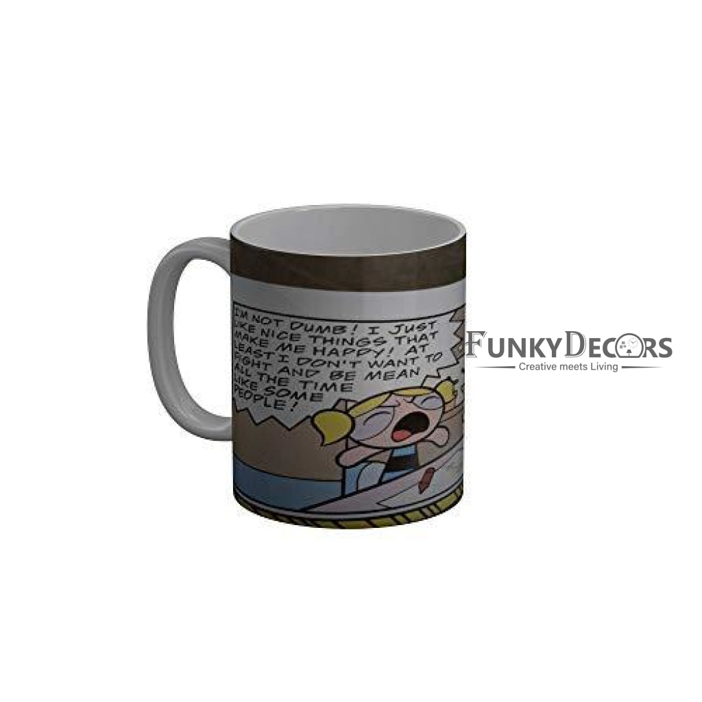 Funkydecors The Powerpuff Girls Cartoon Ceramic Mug 350 Ml Multicolor Mugs