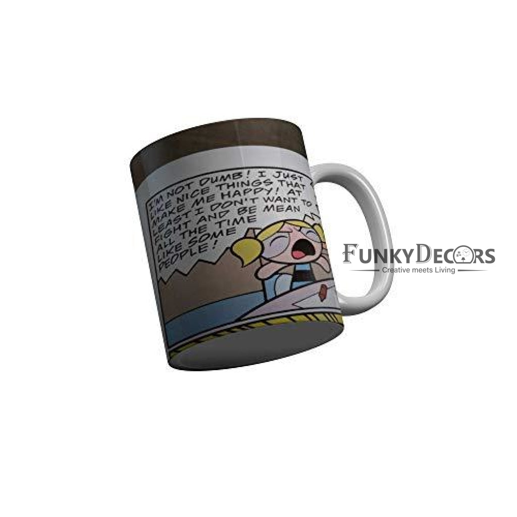 Funkydecors The Powerpuff Girls Cartoon Ceramic Mug 350 Ml Multicolor Mugs