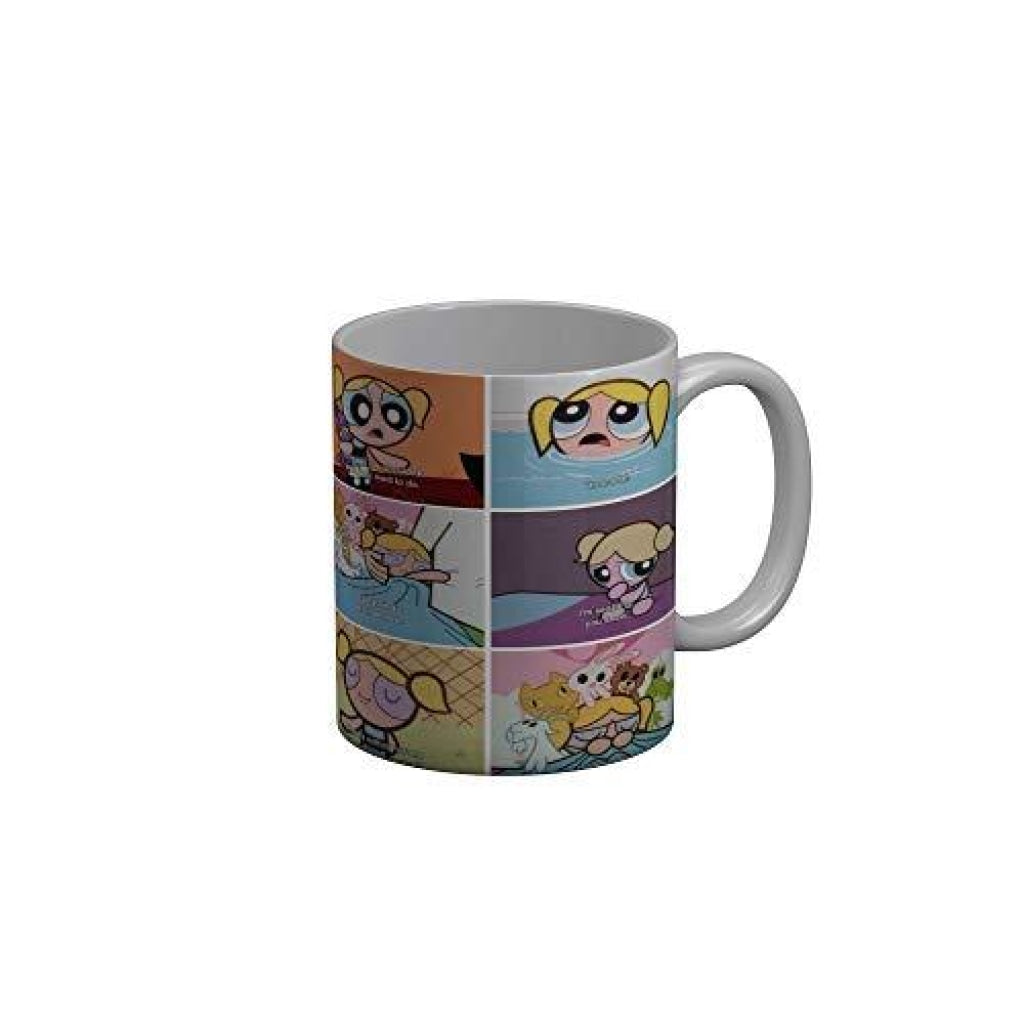 Funkydecors The Powerpuff Girls Cartoon Ceramic Mug 350 Ml Multicolor Mugs