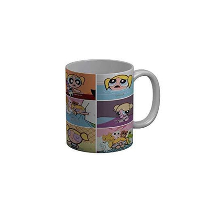 Funkydecors The Powerpuff Girls Cartoon Ceramic Mug 350 Ml Multicolor Mugs
