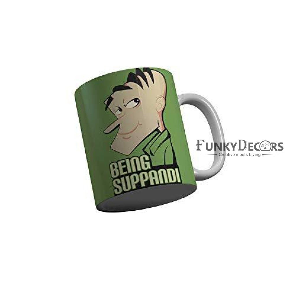 Funkydecors Tinkle Cartoon Ceramic Mug 350 Ml Multicolor Mugs