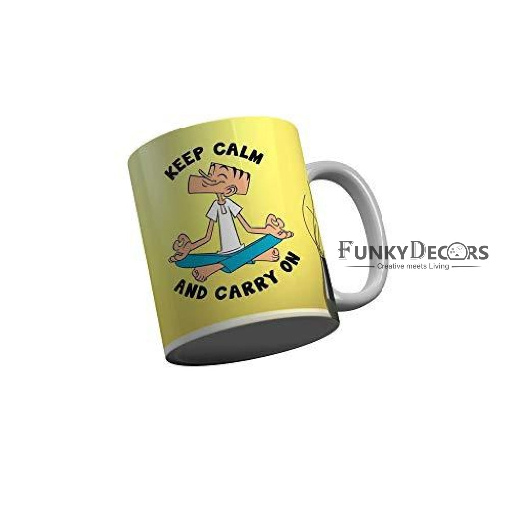 Funkydecors Tinkle Cartoon Ceramic Mug 350 Ml Multicolor Mugs