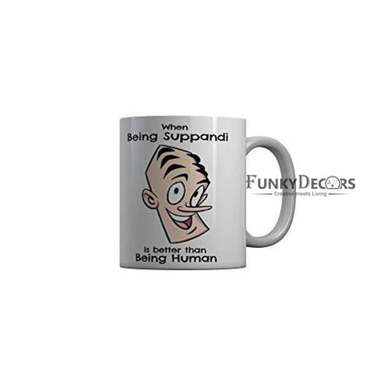 Funkydecors Tinkle Cartoon Ceramic Mug 350 Ml Multicolor Mugs