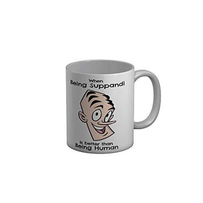 Funkydecors Tinkle Cartoon Ceramic Mug 350 Ml Multicolor Mugs