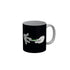 FunkyDecors Weed Black Funny Quotes Ceramic Coffee Mug, 350 ml