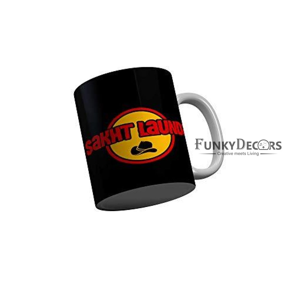 Funkydecors Zakir Khan Standup Comedy Funny Quotes Ceramic Mug 350 Ml Multicolor Mugs