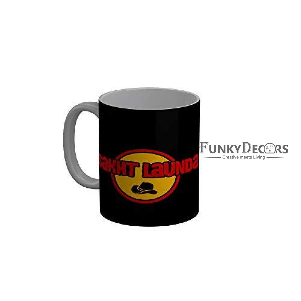 Funkydecors Zakir Khan Standup Comedy Funny Quotes Ceramic Mug 350 Ml Multicolor Mugs