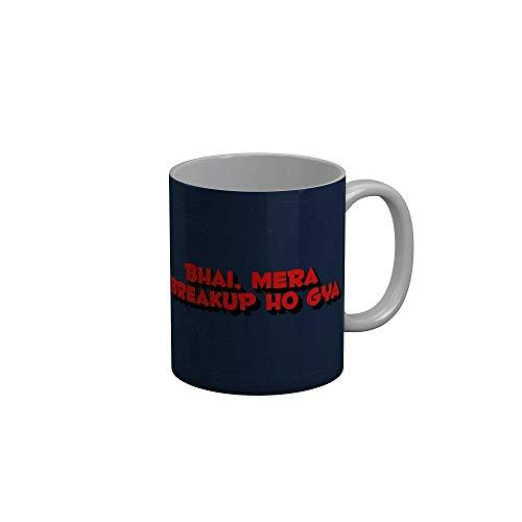 Funkydecors Zakir Khan Standup Comedy Funny Quotes Ceramic Mug 350 Ml Multicolor Mugs