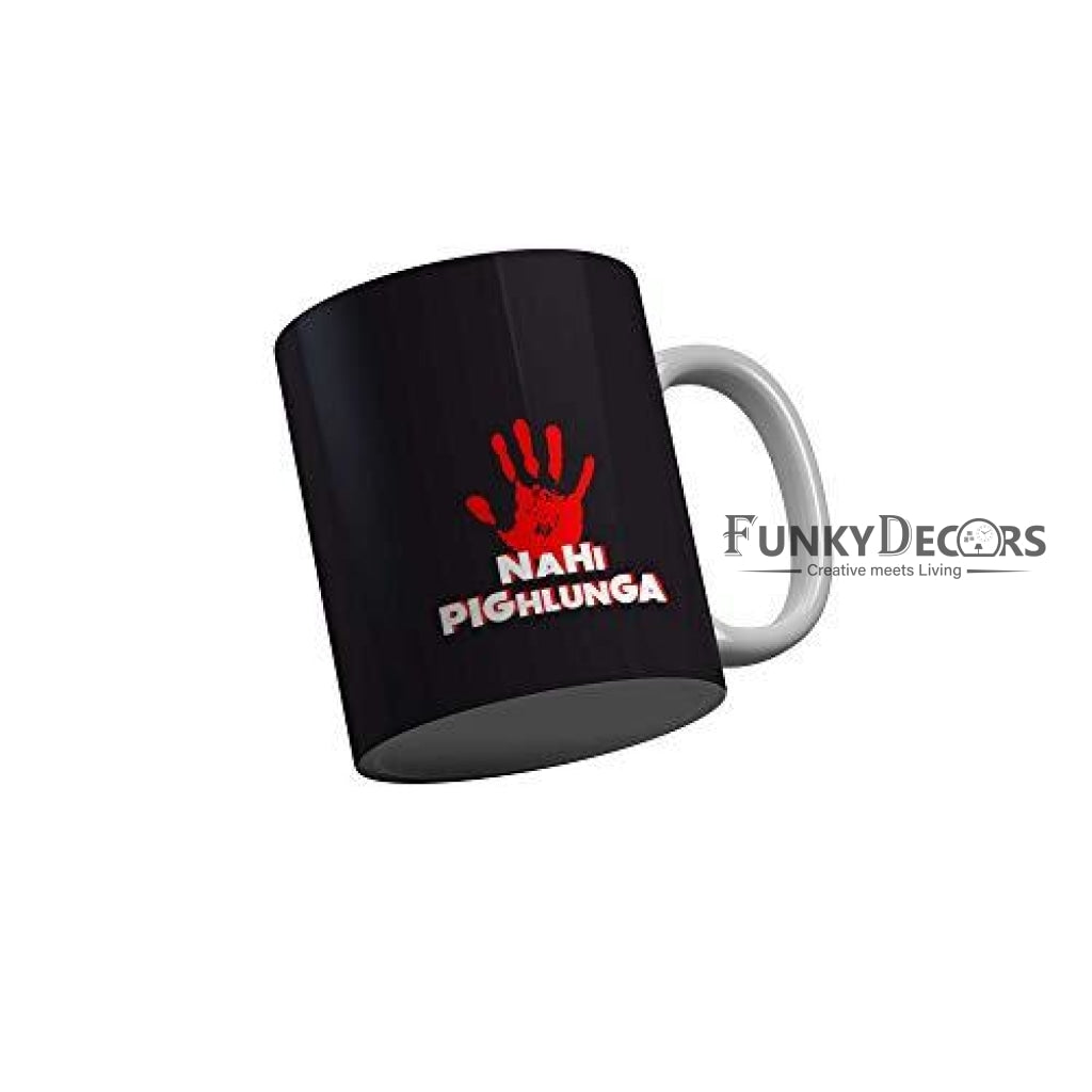 Funkydecors Zakir Khan Standup Comedy Funny Quotes Ceramic Mug 350 Ml Multicolor Mugs