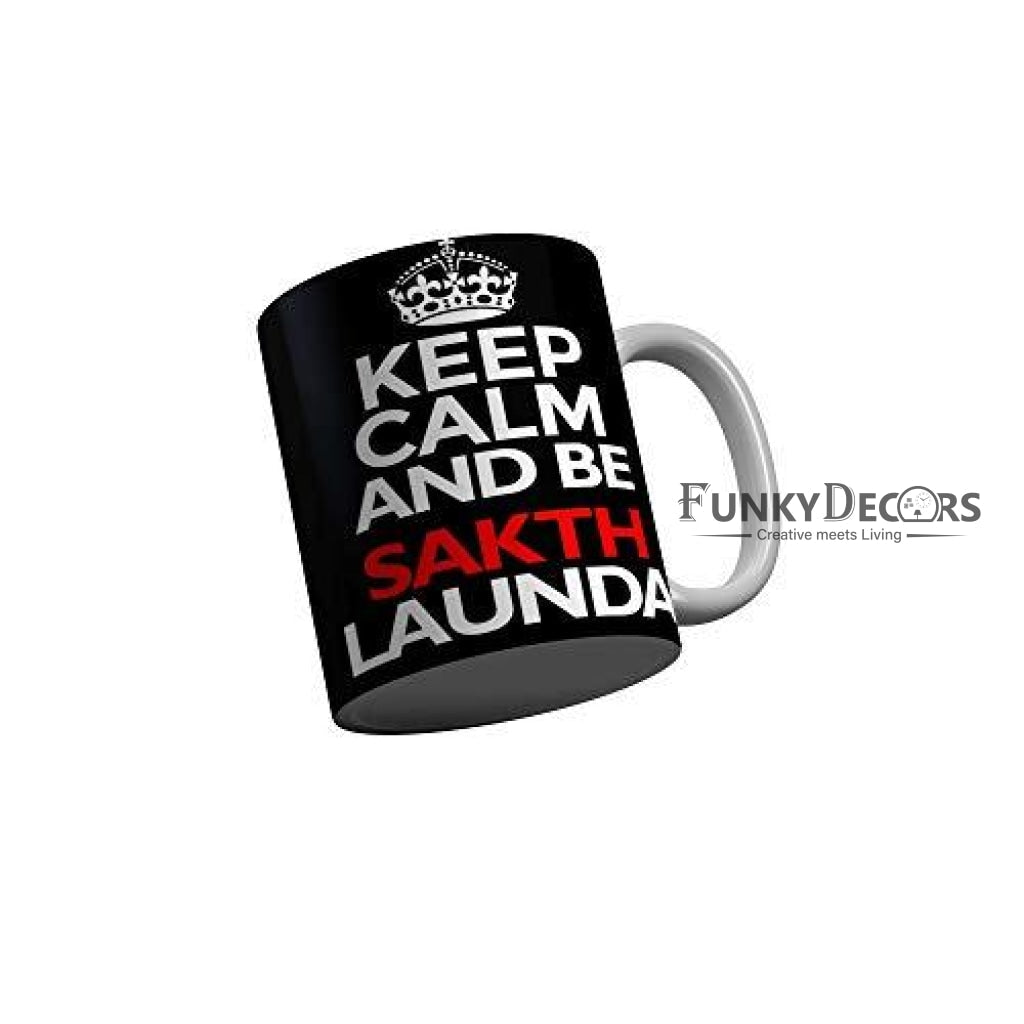 Funkydecors Zakir Khan Standup Comedy Funny Quotes Ceramic Mug 350 Ml Multicolor Mugs