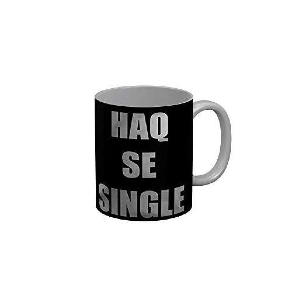 Funkydecors Zakir Khan Standup Comedy Funny Quotes Ceramic Mug 350 Ml Multicolor Mugs