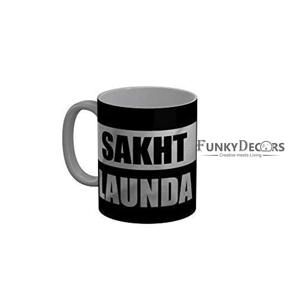 Funkydecors Zakir Khan Standup Comedy Funny Quotes Ceramic Mug 350 Ml Multicolor Mugs