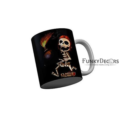 Funkydecorsclash And Clans Black Funny Quotes Ceramic Coffee Mug 350 Ml Mugs