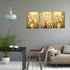 FunkyDecors Designer Wood Floral Painting For Living Room Bedroom Kids Home And Office Decor