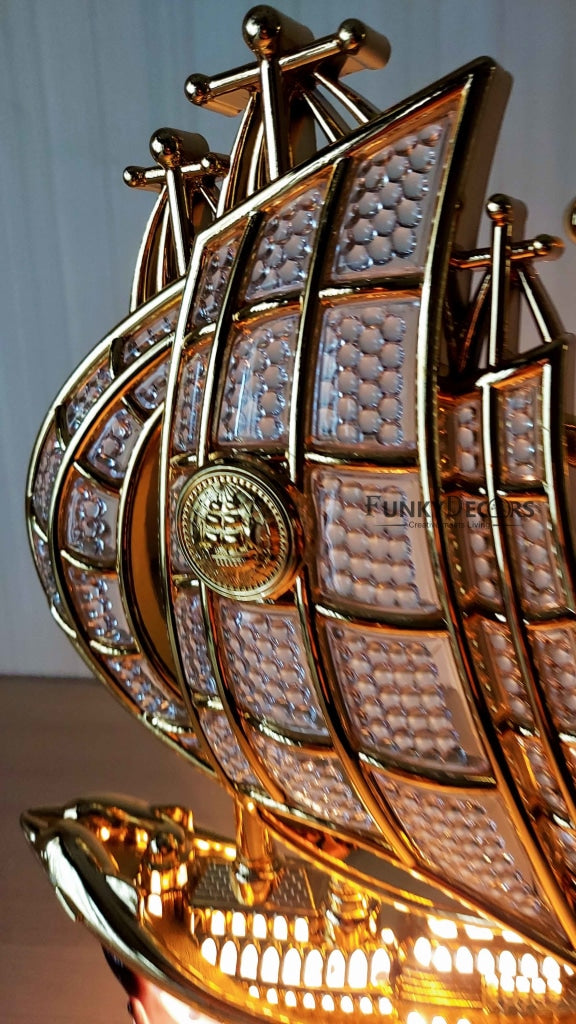 FunkyDecors Elegant Design Table Lamp With Compass Shape Alarm Clock For Christmas Anniversary