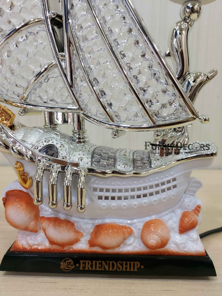 Funkytradition Elegant Design Table Lamp With Compass Shape Alarm Clock For Christmas Anniversary