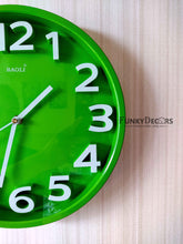 Load image into Gallery viewer, Funkytradition Green Wall Clock Watch Decor For Home Office And Gifts 31 Cm Tall Clocks

