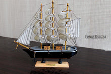 Load image into Gallery viewer, Funkytradition Handmade Pirates Of Caribbean Ship Detailed Wooden Model Nautical Home Decor 30 Cm

