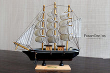 Load image into Gallery viewer, Funkytradition Handmade Pirates Of Caribbean Ship Detailed Wooden Model Nautical Home Decor 30 Cm
