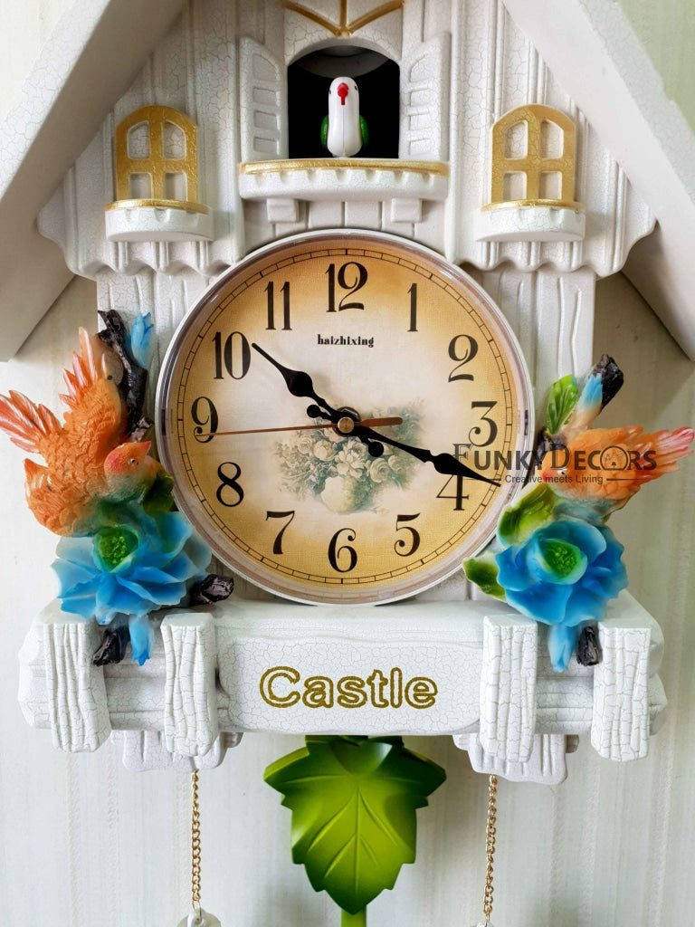 Funkytradition Hanging Cuckoo Wall Clock For Home Office Decor And Gifts 70 Cm Tall- Funkydecors