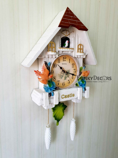 Funkytradition Hanging Cuckoo Wall Clock For Home Office Decor And Gifts 70 Cm Tall- Funkydecors