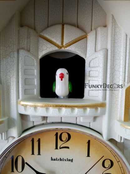 Funkytradition Hanging Cuckoo Wall Clock For Home Office Decor And Gifts 70 Cm Tall- Funkydecors